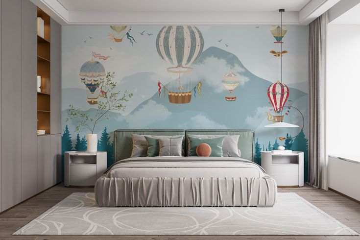 Modern Playful Kids Room Interior Design by Houseway