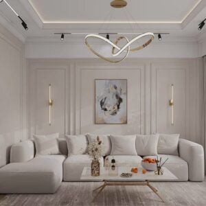 Modern Living Room Interior Design by Houseway