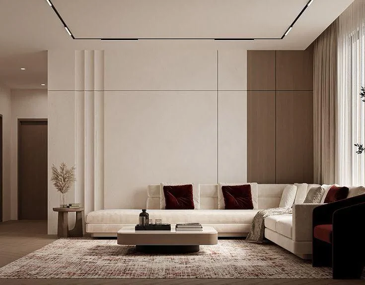 Modern Living Room Interior Design by Houseway