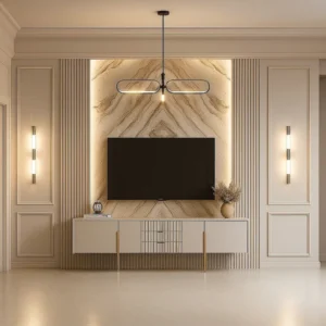 Modern Living Room Interior Design by Houseway