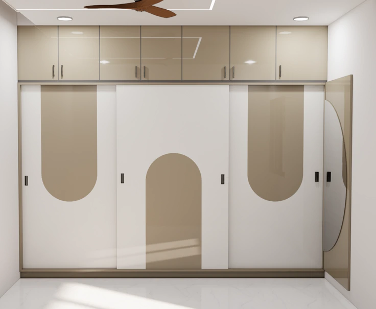 Modern Sliding Door Wardrobe Design for Bedroom by Houseway