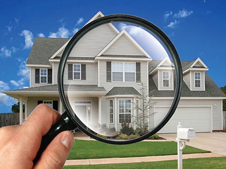 Houseway professional site inspection and quality audit services for residential properties in Hyderabad, featuring a magnifying glass over a home exterior.