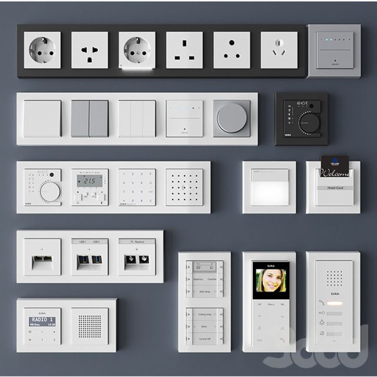 Houseway electrical lighting and ceiling wiring construction planning services in Hyderabad, featuring a multi-grid compilation of architectural floor electrical layouts, false ceiling conduit installations, modular switch panels, and ambient wall lighting fixtures.